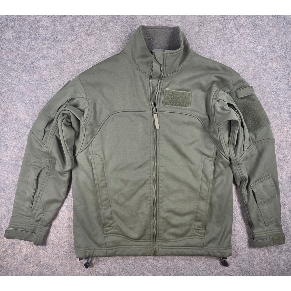Massif Elements Flight Jacket Mens Small NAVAIR Flame Resistant FR Sage Green